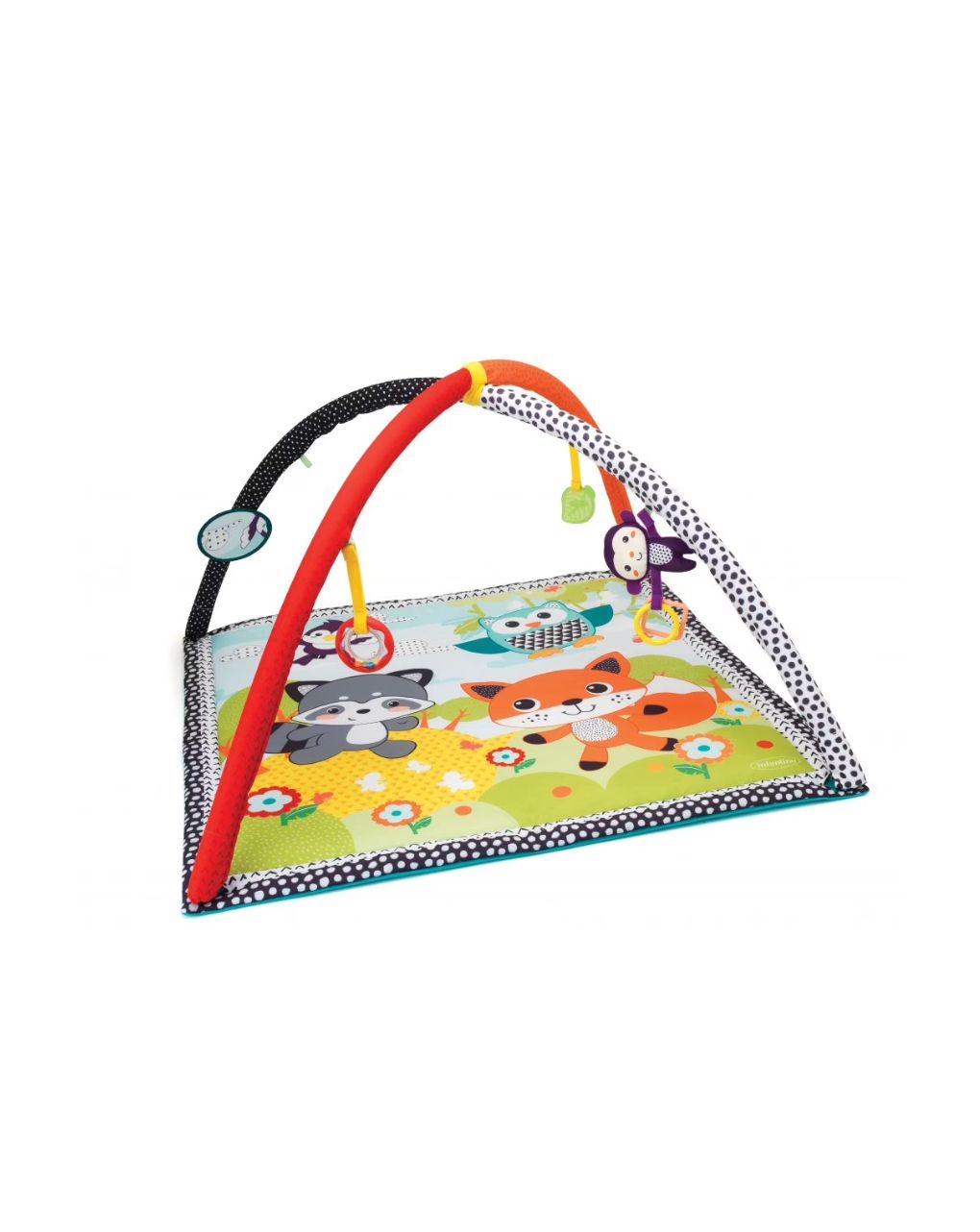 Infantino γυμναστήριο-χαλάκι δραστηριοτήτων safari activity gym & play mat, b-005372-00 - INFANTINO