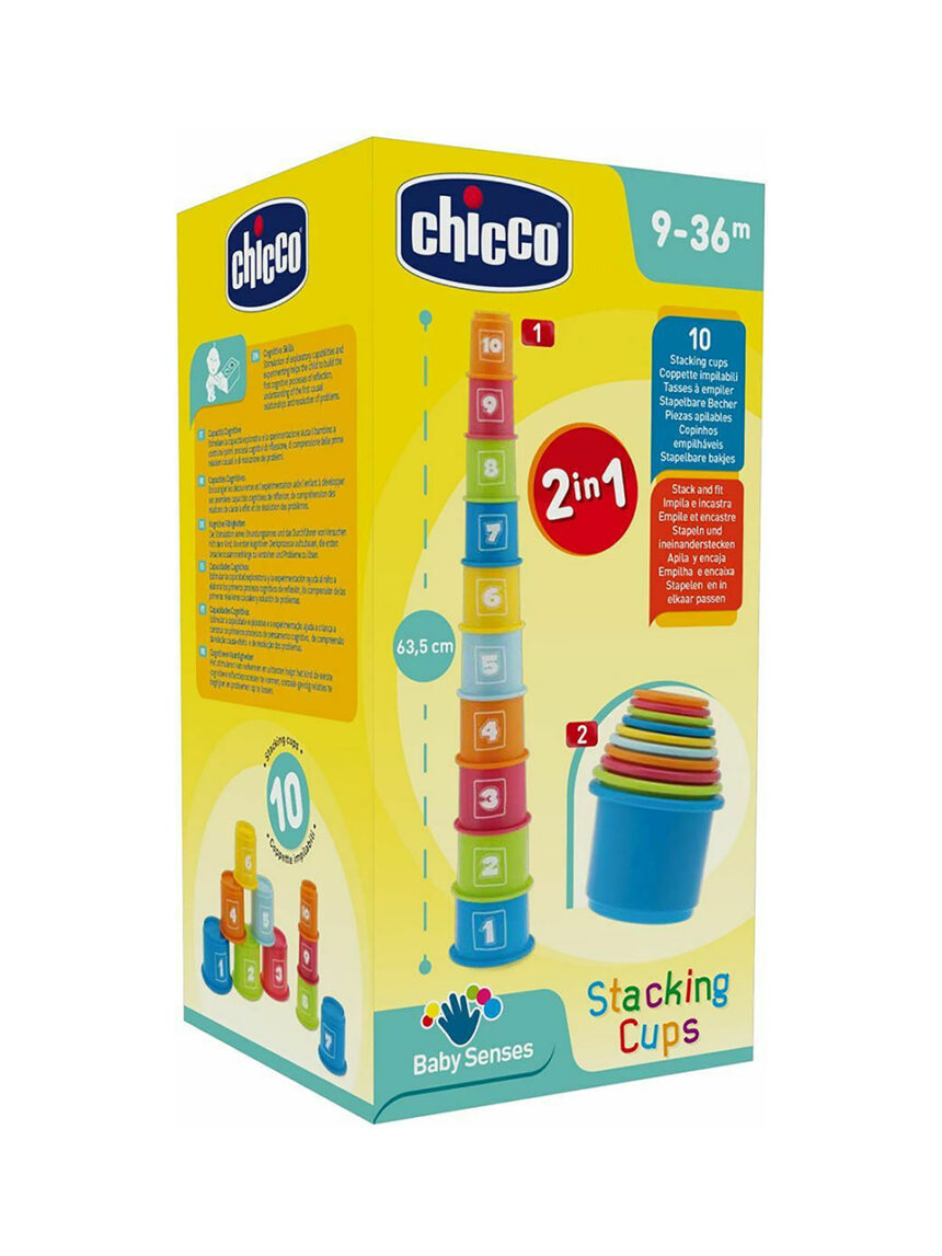 Chicco πυραμίδα με κυπελλάκια y02-07511-00 - Chicco