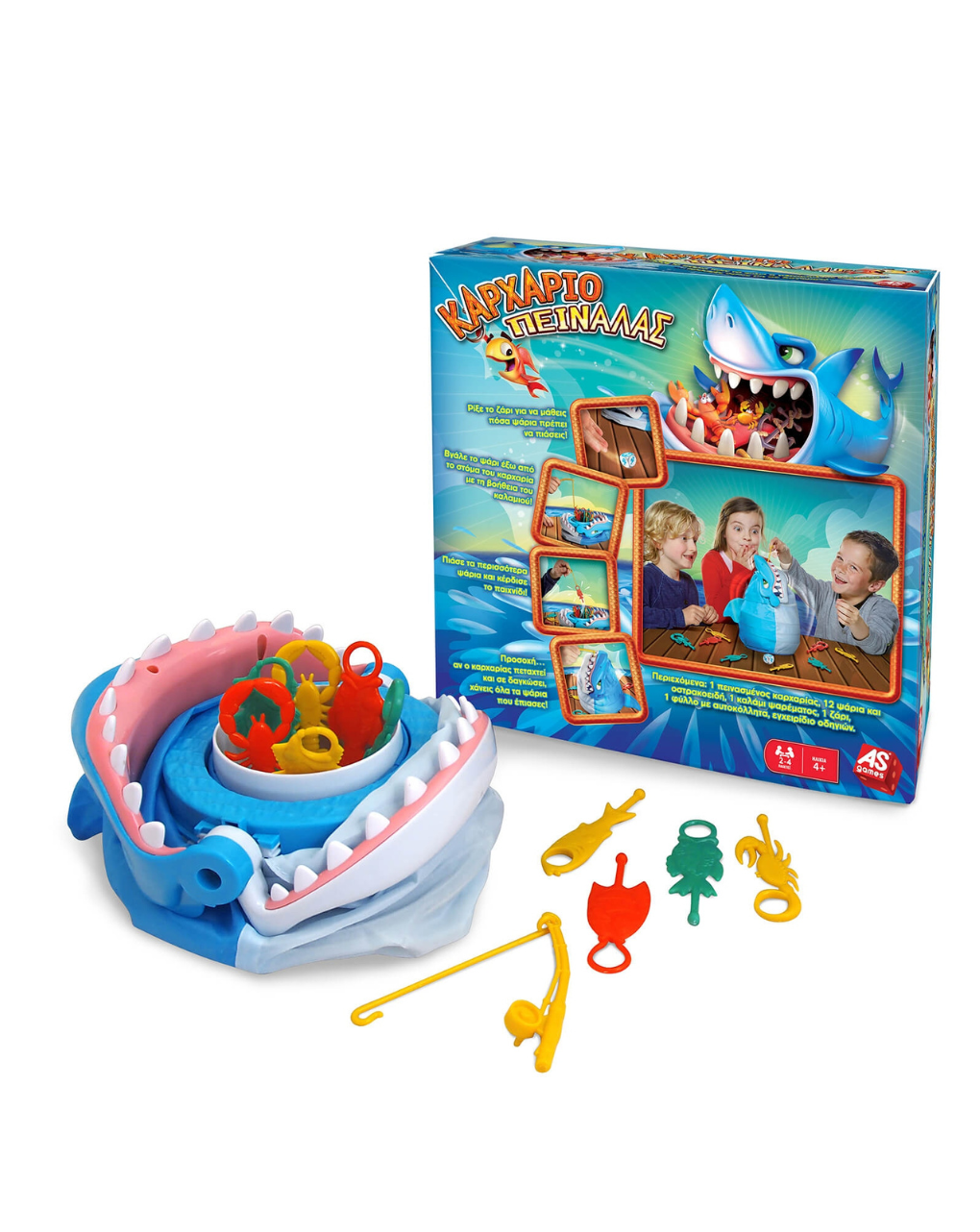 As επιτραπέζιο παιχνίδι καρχαριοπεινάλας για 2-4 παίκτες 4+ ετών - AS Company