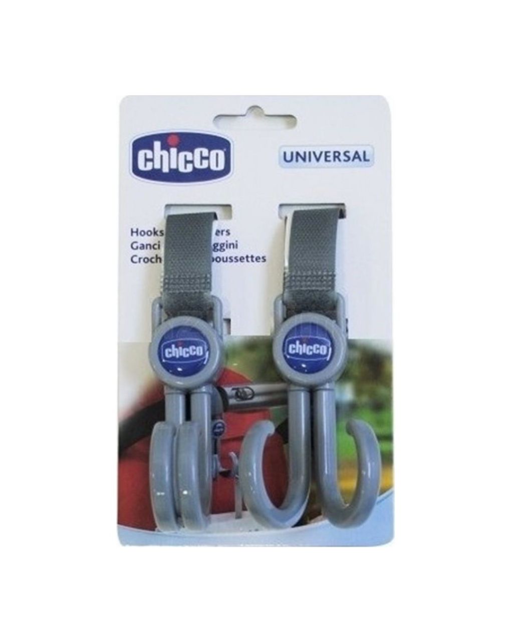 Chicco γάτζοι καροτσιού universal 2τμχ o90-79813-47 - Chicco