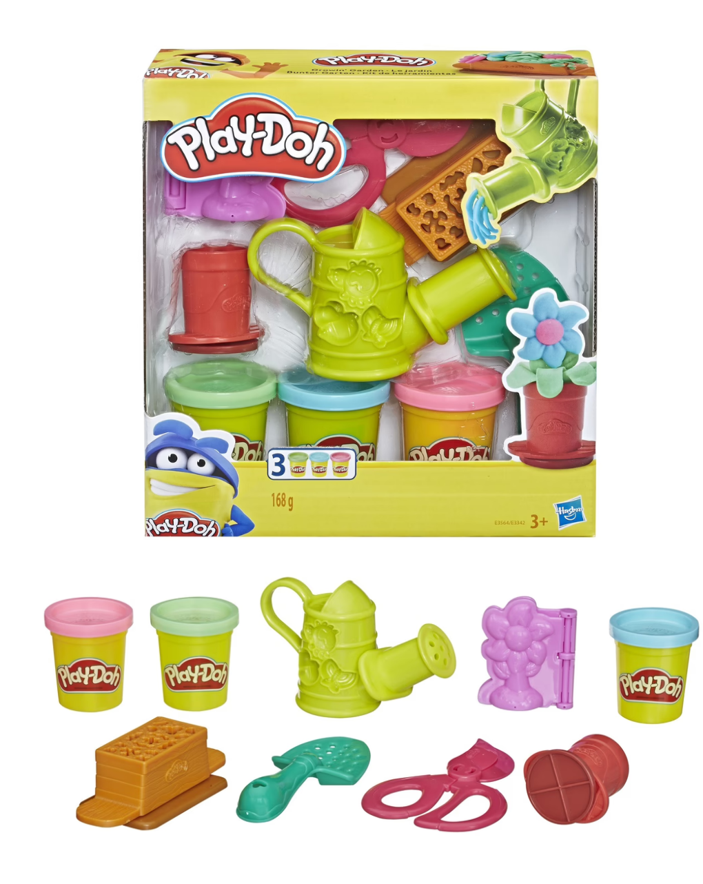 Hasbro play-doh growin garden toy gardening tools σετ 3 πλαστοζυμαράκια e3342 (2 σχέδια) - Play-Doh