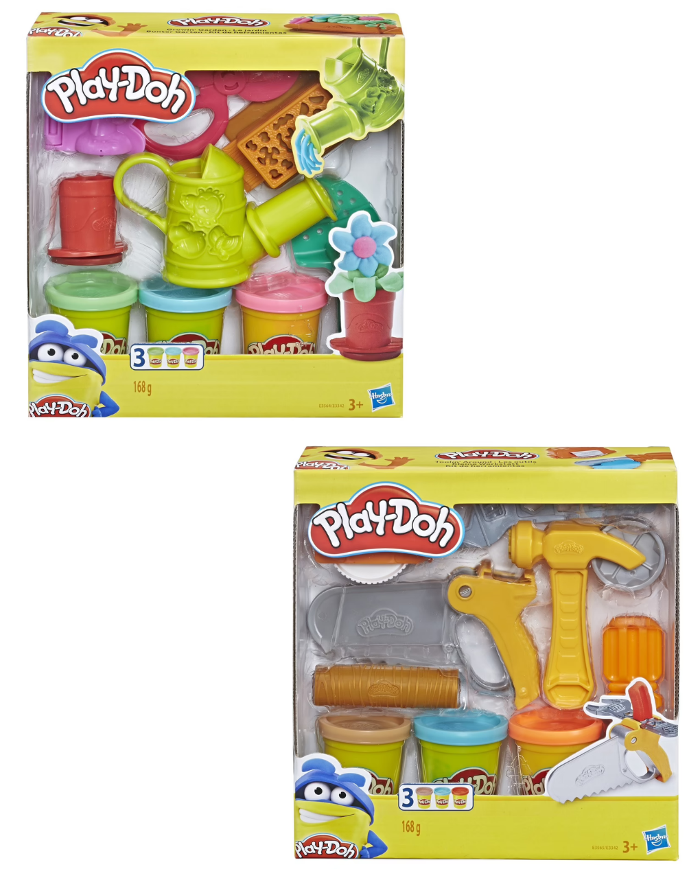 Hasbro play-doh growin garden toy gardening tools σετ 3 πλαστοζυμαράκια e3342 (2 σχέδια) - Play-Doh