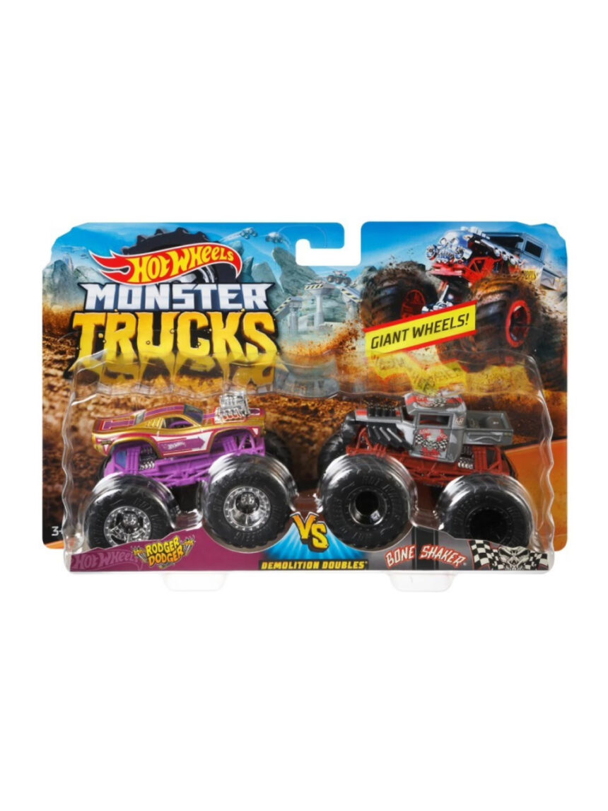 οχηματα monster trucks σετ των 2 - Hot wheels