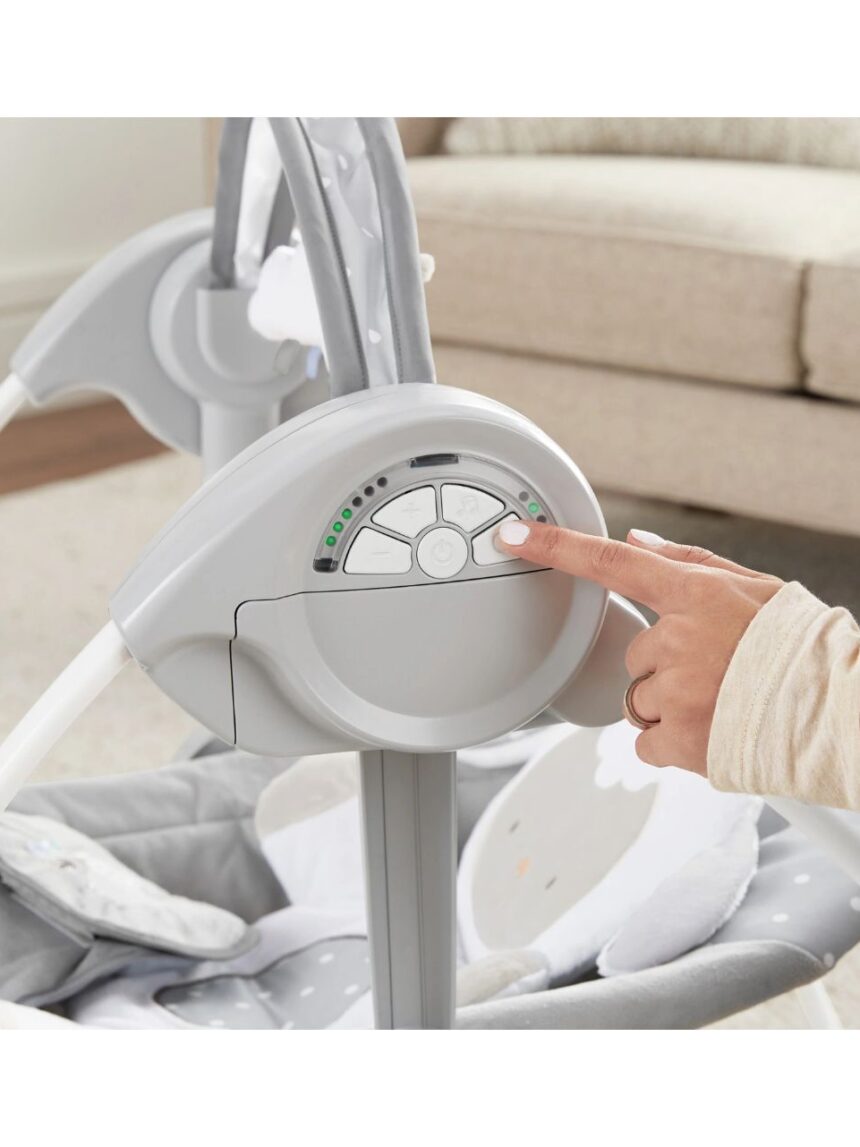 Ingenuity comfort 2 go portable swing βρεφική κούνια-ριλάξ cuddle lamb 12184 - Ingenuity