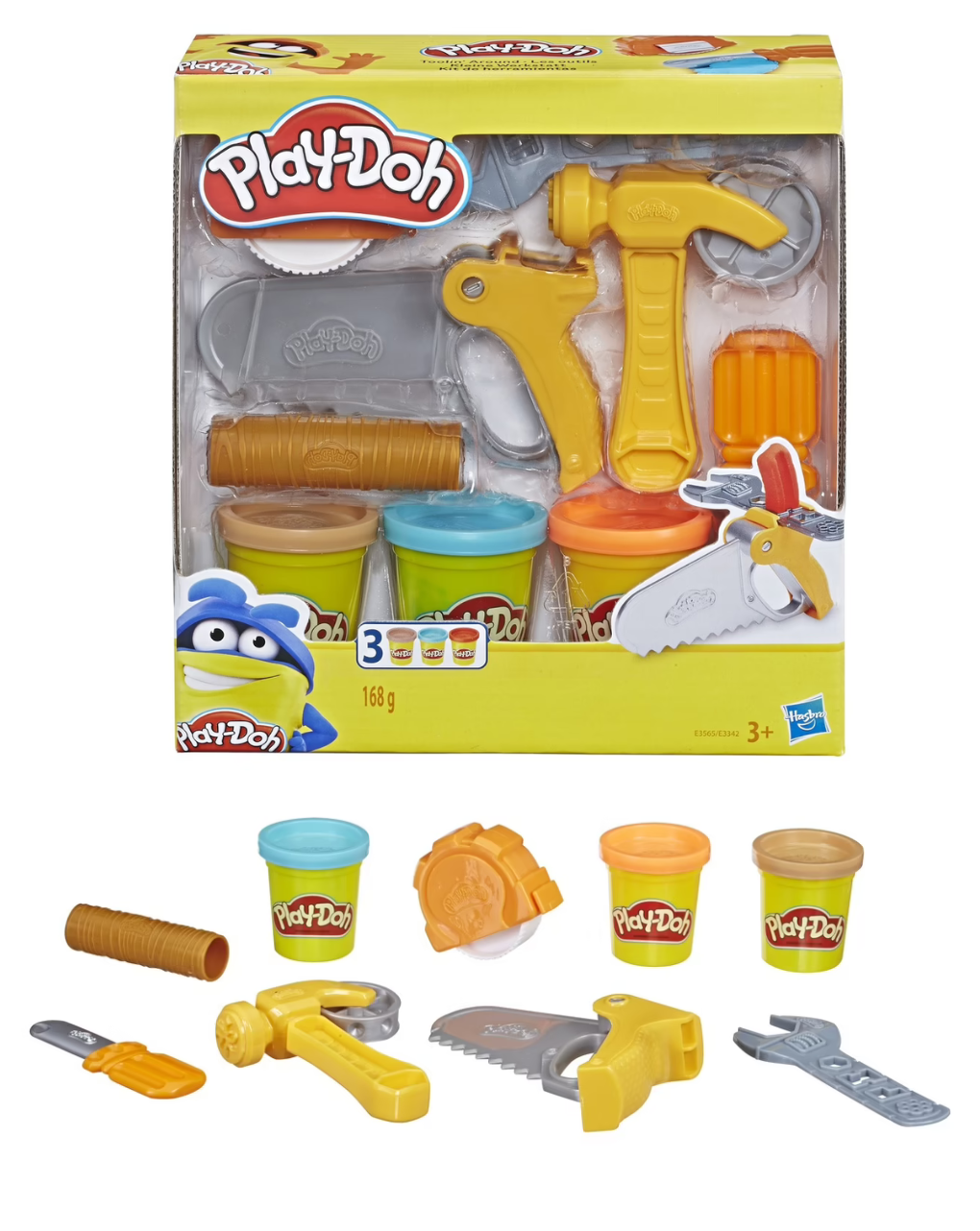 Hasbro play-doh growin garden toy gardening tools σετ 3 πλαστοζυμαράκια e3342 (2 σχέδια) - Play-Doh