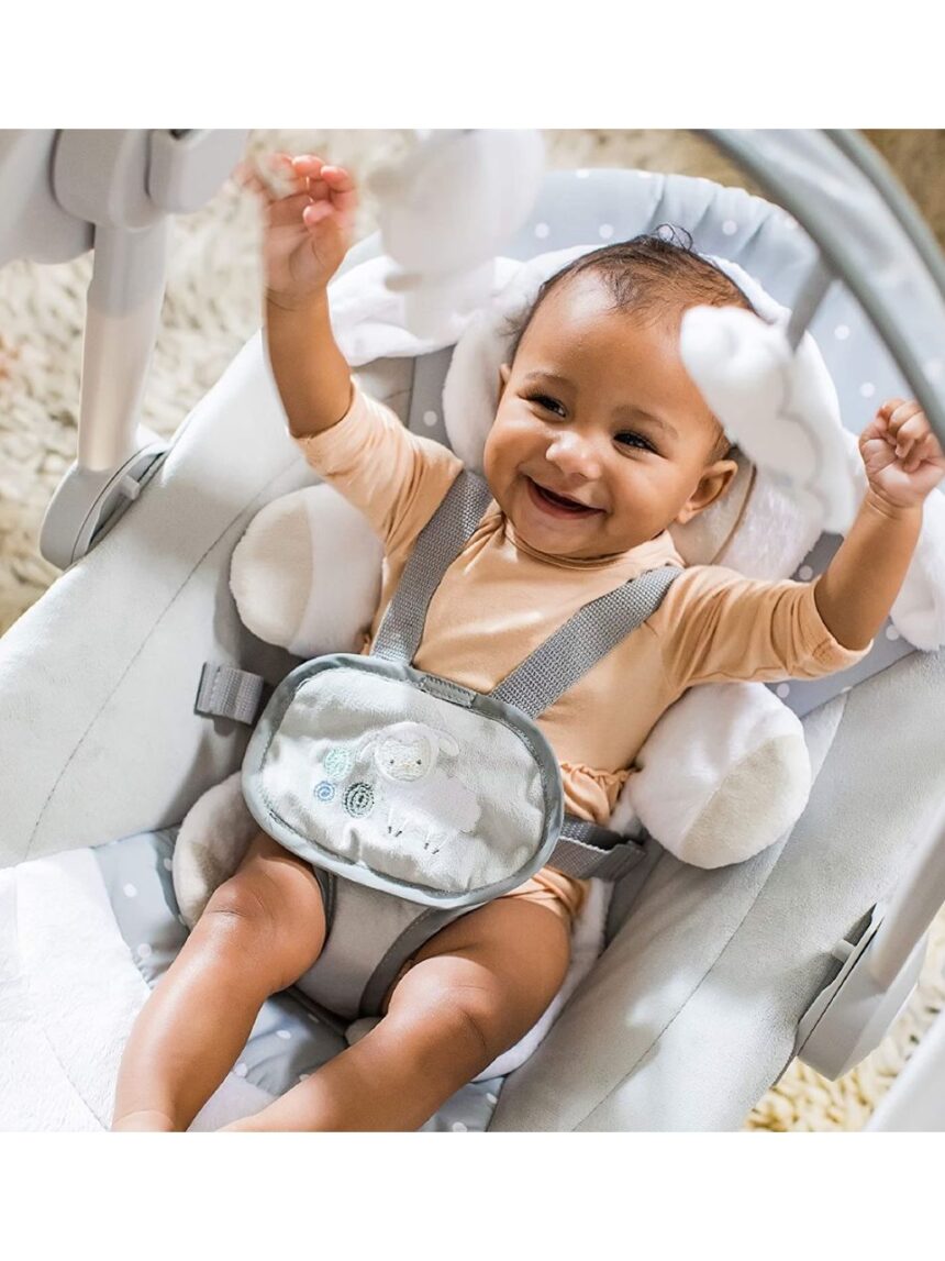 Ingenuity comfort 2 go portable swing βρεφική κούνια-ριλάξ cuddle lamb 12184 - Ingenuity
