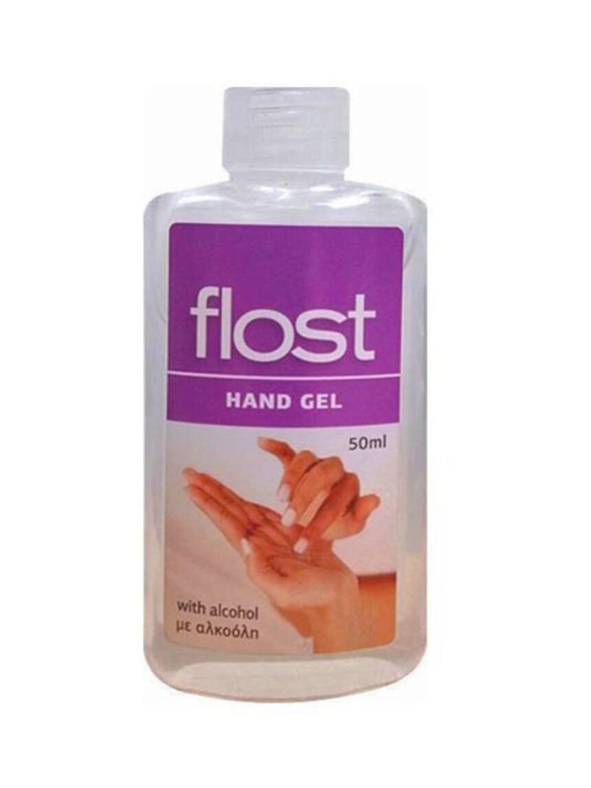 Flost - υγρό καθαρισμού χεριών με αλκοόλη 50ml - Flost