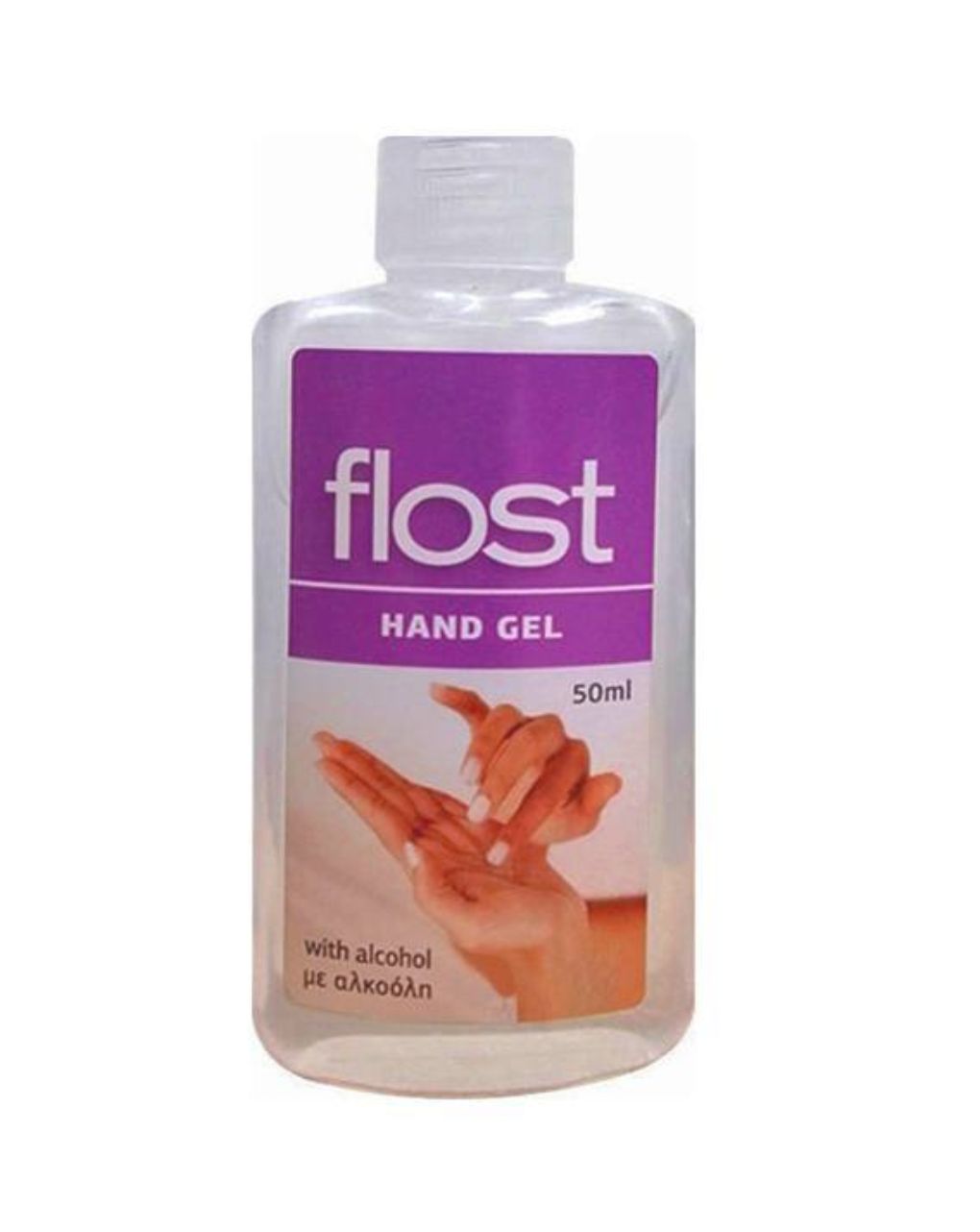 Flost - υγρό καθαρισμού χεριών με αλκοόλη 50ml