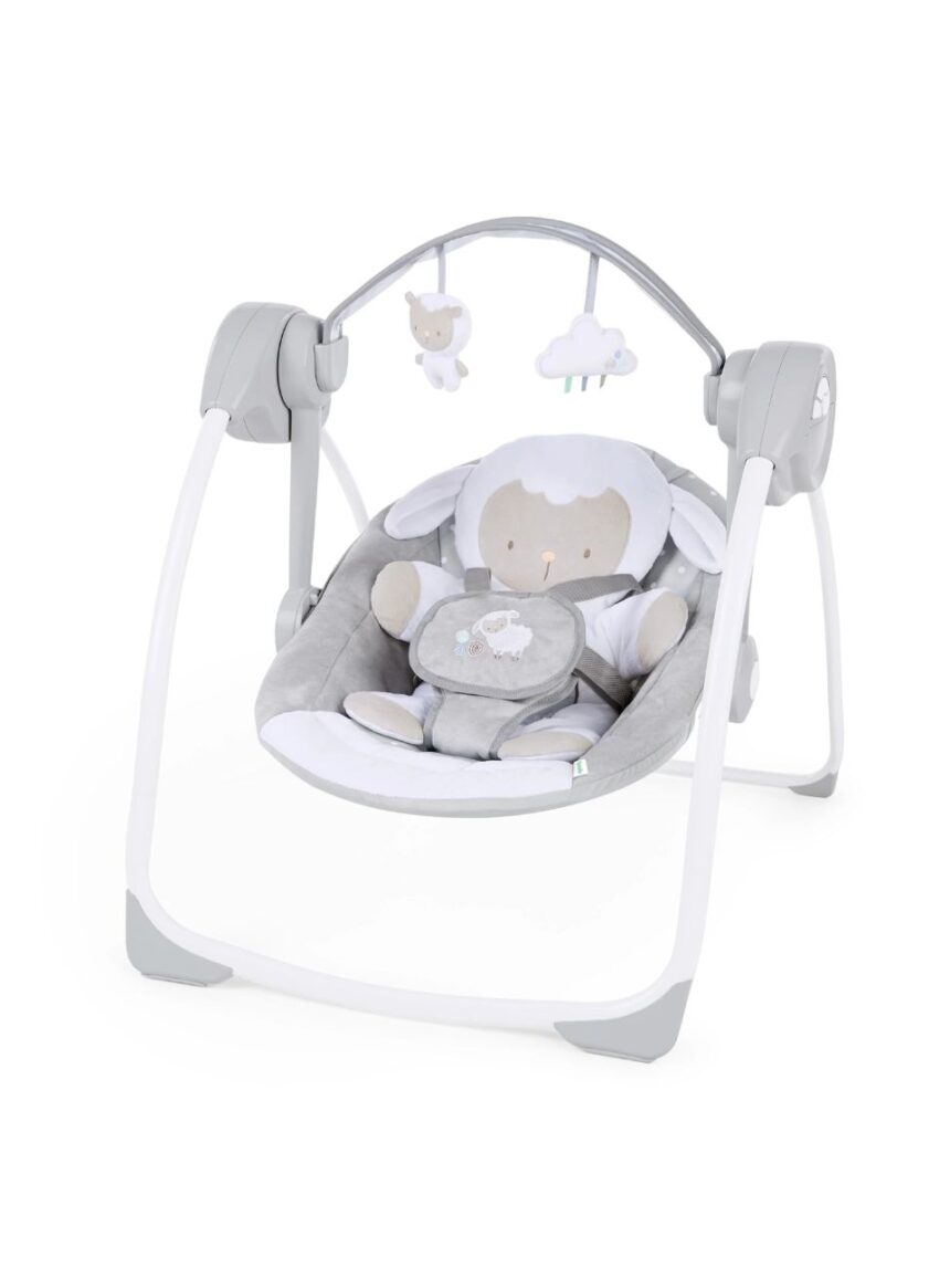 Ingenuity comfort 2 go portable swing βρεφική κούνια-ριλάξ cuddle lamb 12184 - Ingenuity