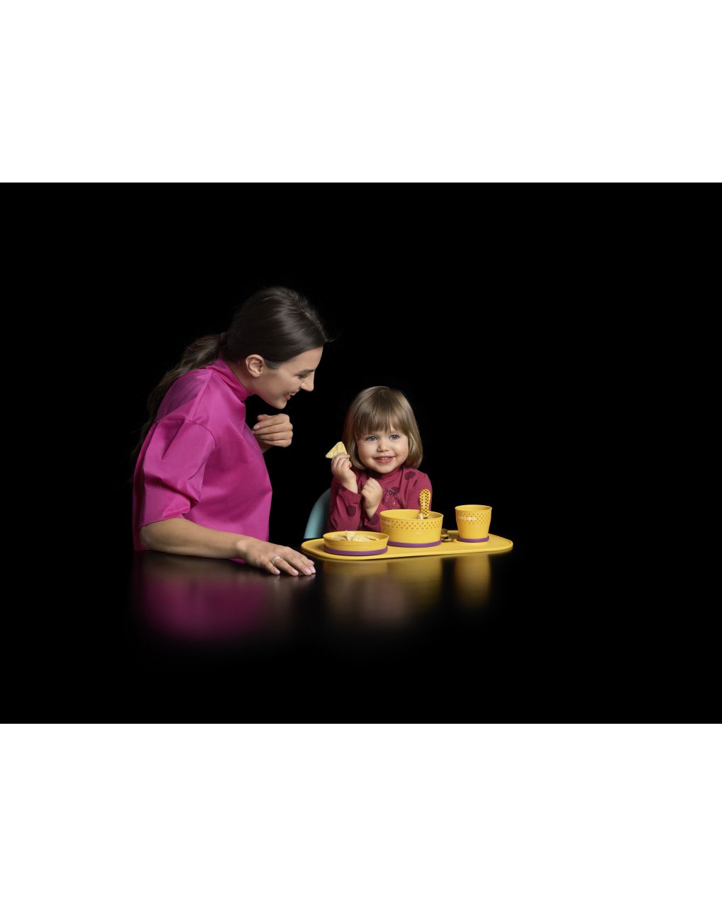 That's love delux σετ φαγητού σιλικόνης 12m+ πορτοκαλί - That's Love