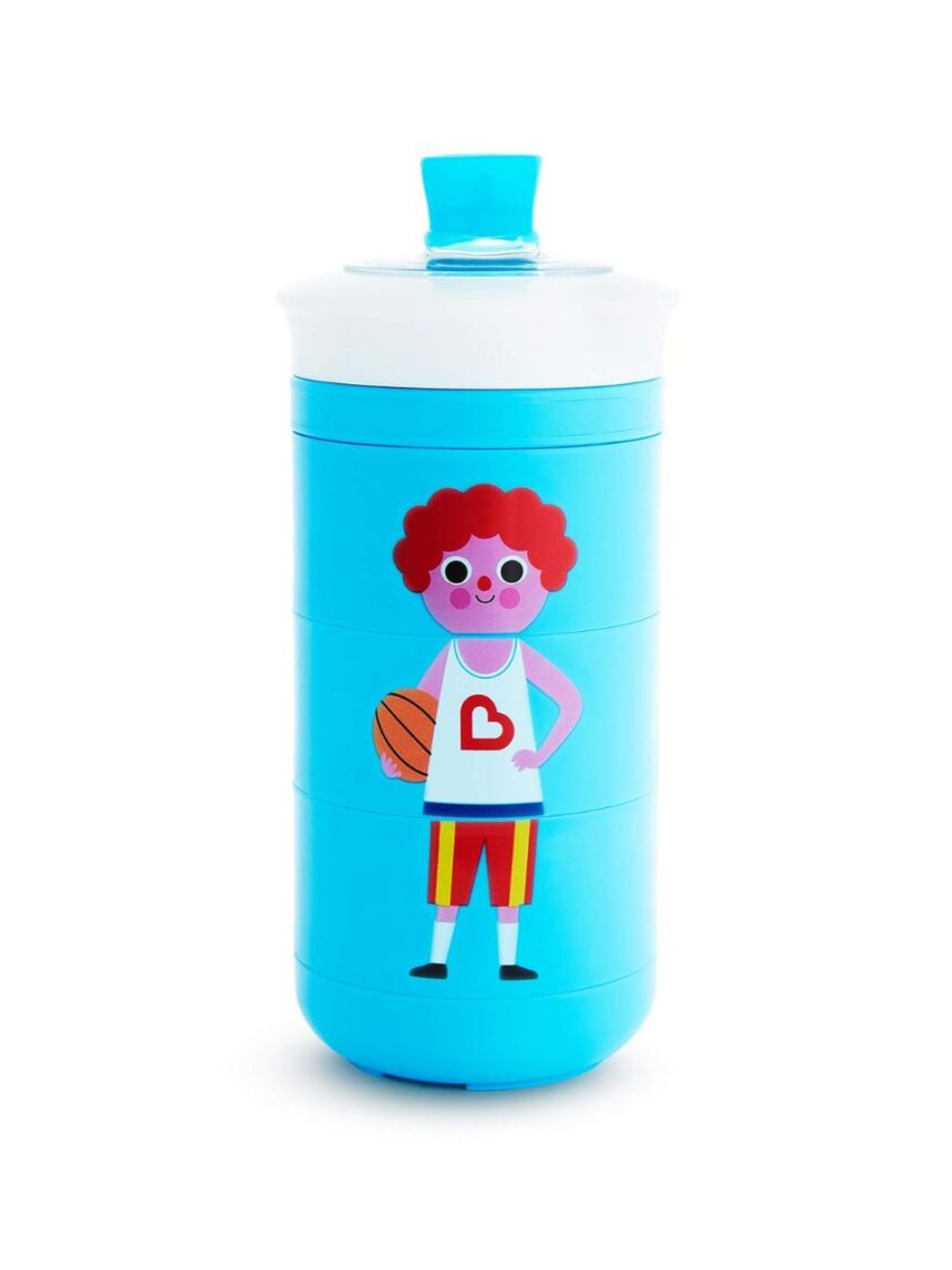 Munchkin εκπαιδευτικό ποτηράκι mix match sippy cup 266ml μπλε 51947 - Munchkin