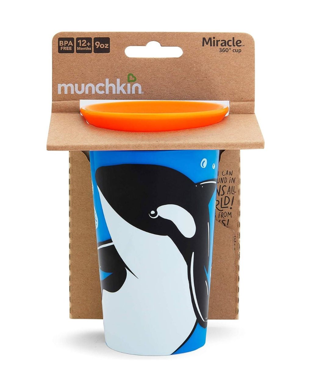 Munchkin ποτηράκι miracle 360˚ sippy 266ml όρκα 51778 - Munchkin