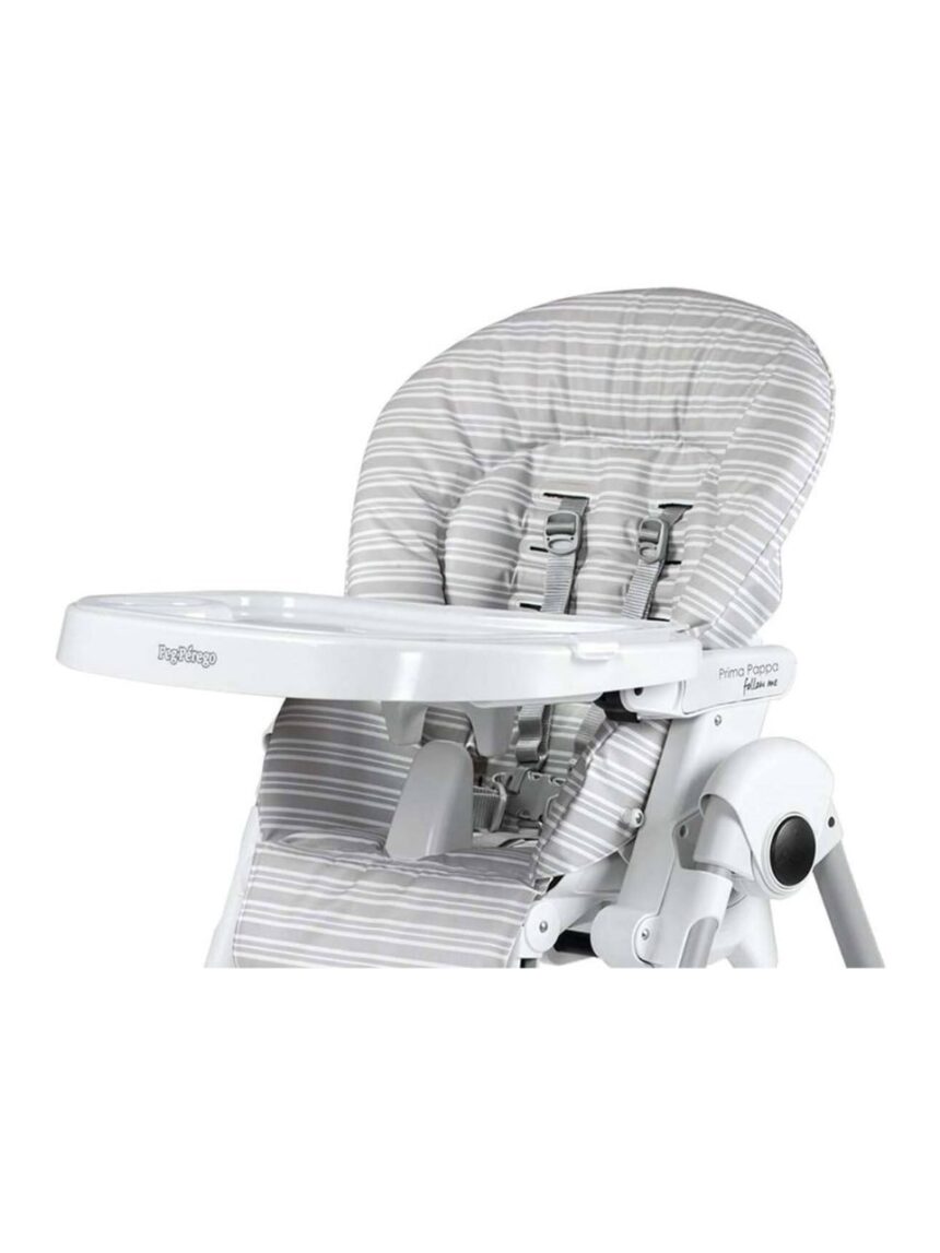 Peg perego καρεκλάκι φαγητού prima pappa follow me linear grey - Peg-Pérego