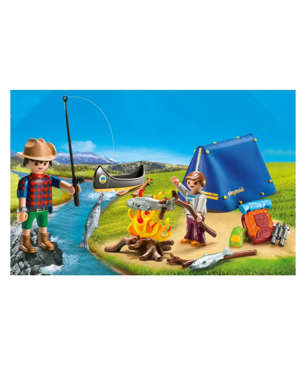 Playmobil maxi baλιτσακι κατασκηνωση στην εξοχη - Playmobil