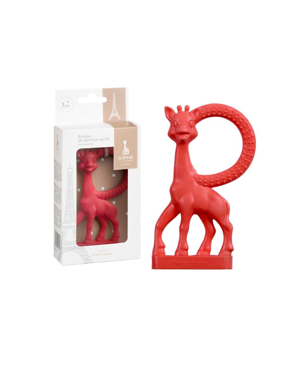 Sophie la girafe κρίκος οδοντοφυΐας βανίλια (3 σχέδια) - SOPHIE LA GIRAFE