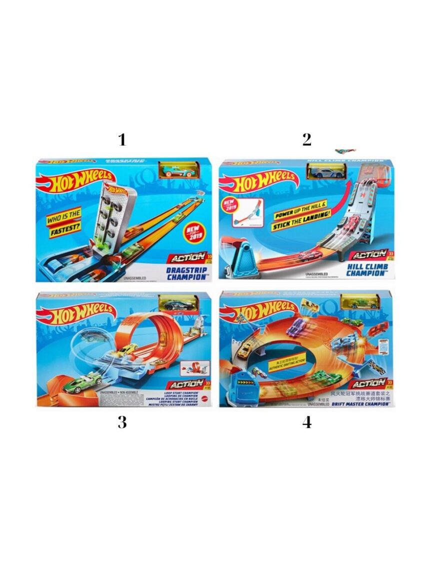 Mattel hot wheels city αγωνιστικές πίστες (σχέδια) gbf81 - Hot wheels