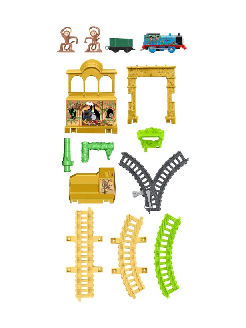 Mattel thomas and friends trackmaster: παλάτι με μαϊμουδάκια με τον τόμας fxx65 - THOMAS & FRIENDS