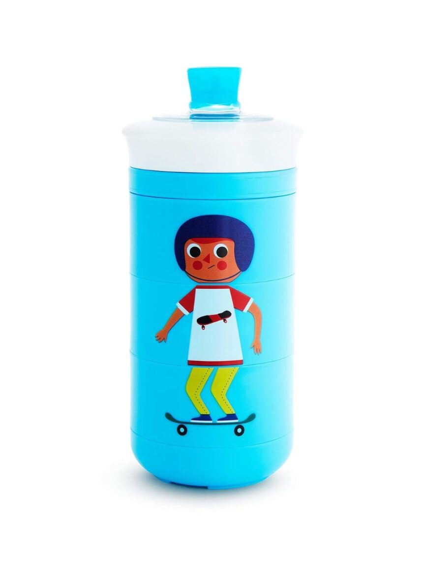 Munchkin εκπαιδευτικό ποτηράκι mix match sippy cup 266ml μπλε 51947 - Munchkin