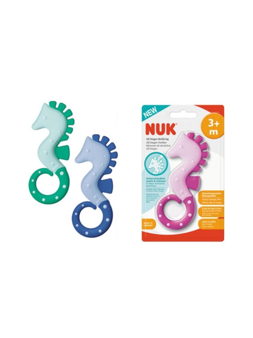 νuk - δακτύλιος οδοντοφυΐας all stages σε 3 χρώματα - Nuk