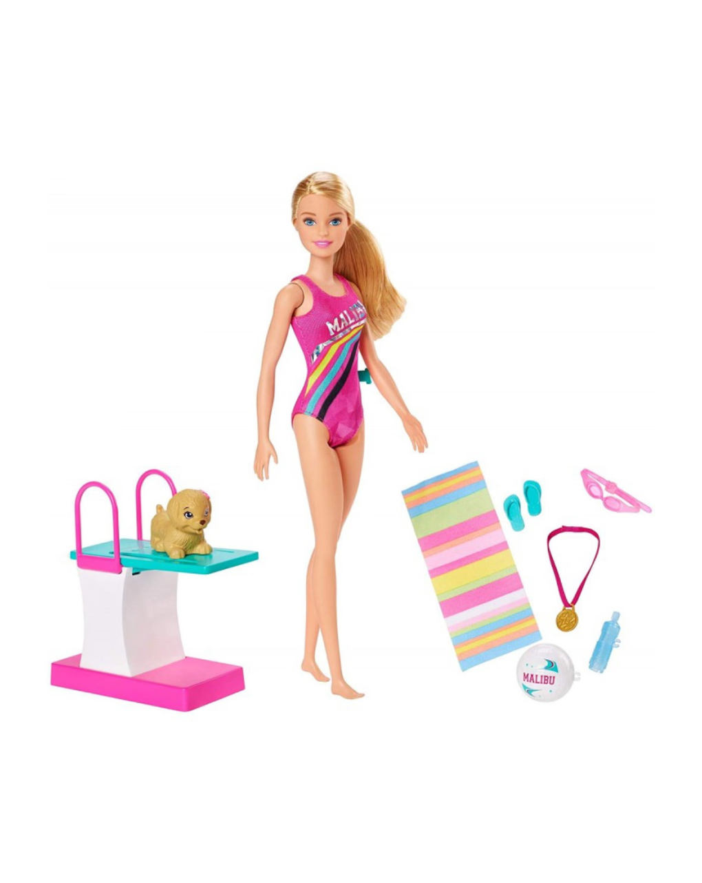 Barbie dreamhouse adventures κολυμβήτρια ghk23