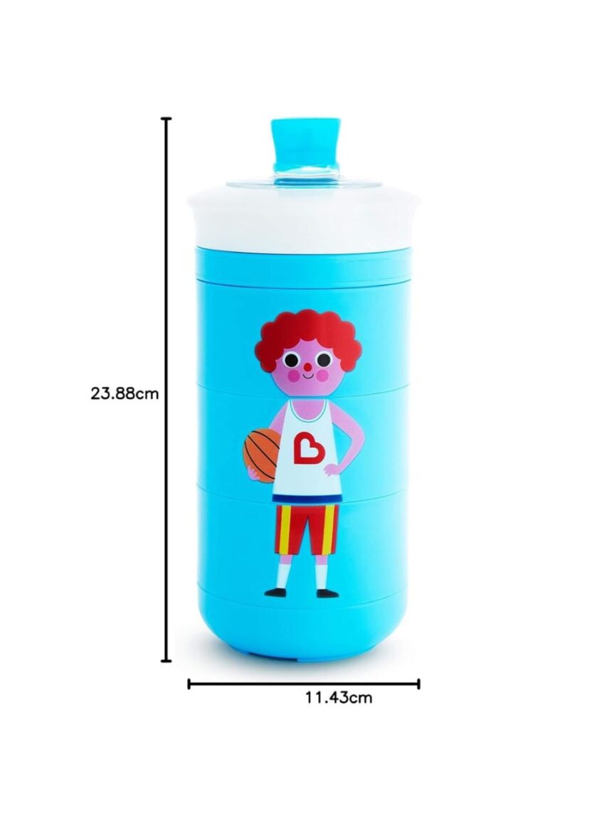 Munchkin εκπαιδευτικό ποτηράκι mix match sippy cup 266ml μπλε 51947 - Munchkin