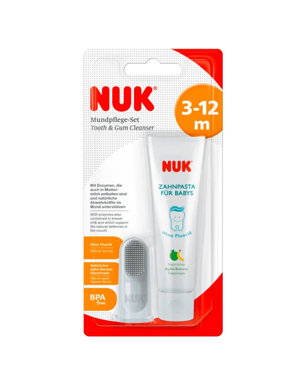 Nuk tooth & gum cleanser σετ στοματικής υγιεινής - Nuk