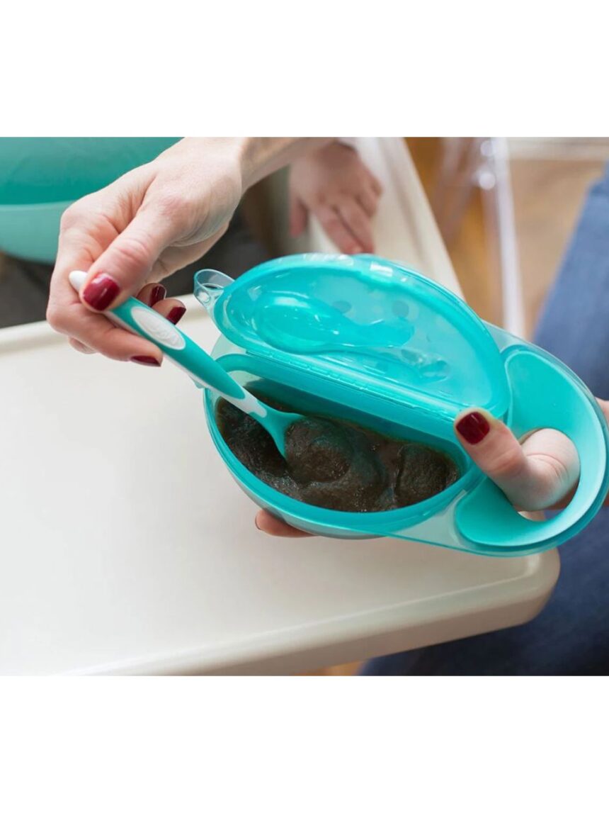 Dr. brown's travel fresh™ bowl & snap δοχείο φαγητού με καπάκι και κουτάλι 4m+ - Dr Browns