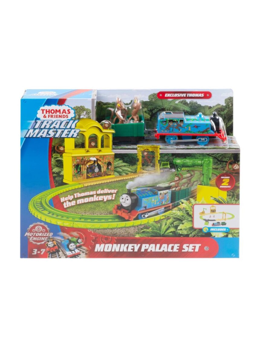 Mattel thomas and friends trackmaster: παλάτι με μαϊμουδάκια με τον τόμας fxx65 - THOMAS & FRIENDS