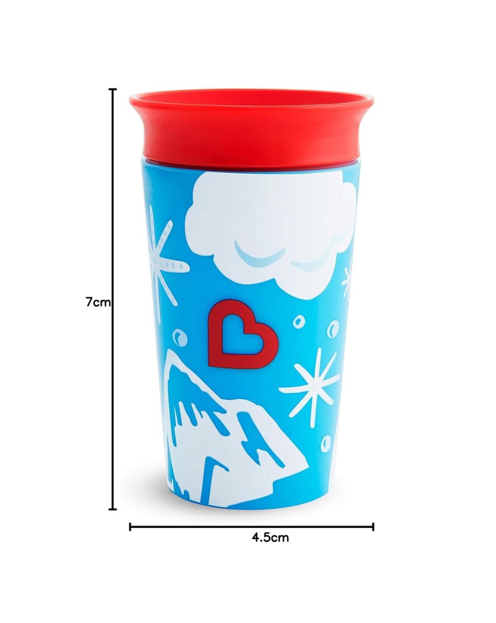 Munchkin ποτηράκι miracle 360˚ sippy 266ml πολική αρκούδα 51779 - Munchkin