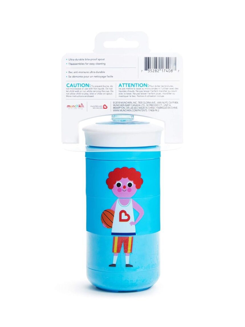 Munchkin εκπαιδευτικό ποτηράκι mix match sippy cup 266ml μπλε 51947 - Munchkin