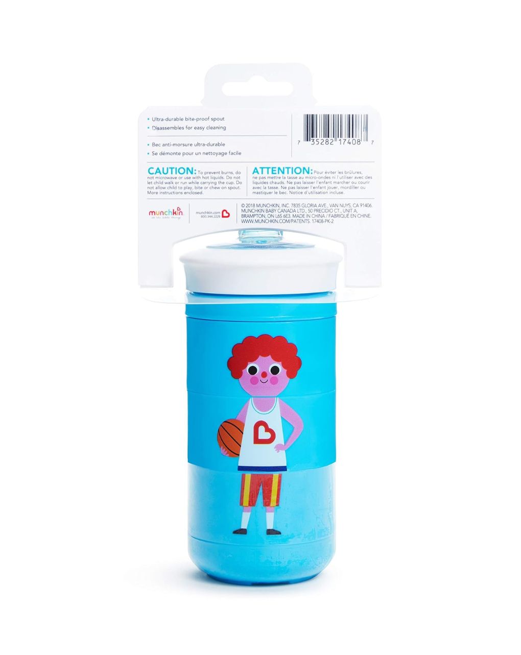 Munchkin εκπαιδευτικό ποτηράκι mix match sippy cup 266ml μπλε 51947 - Munchkin