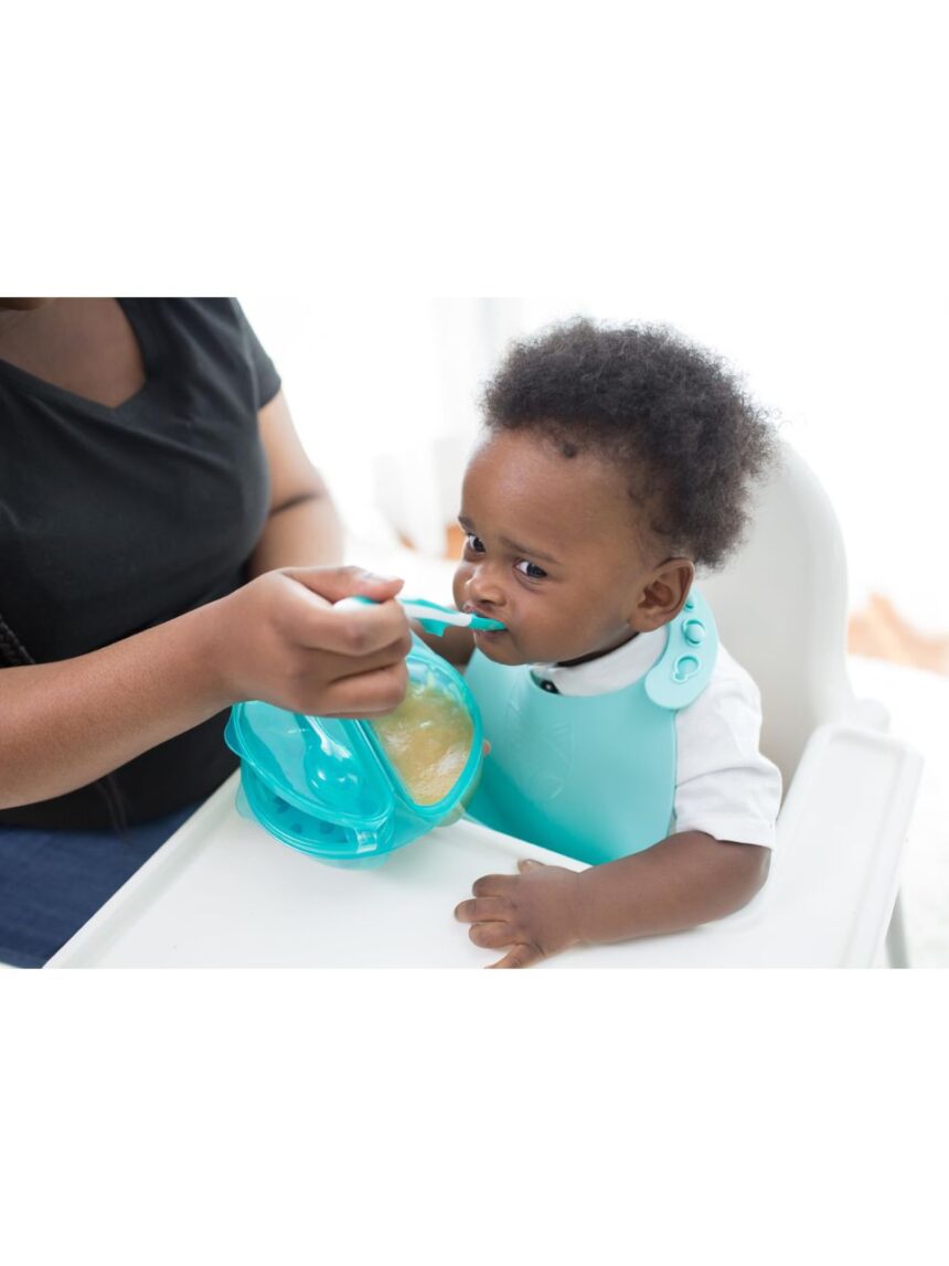 Dr. brown's travel fresh™ bowl & snap δοχείο φαγητού με καπάκι και κουτάλι 4m+ - Dr Browns