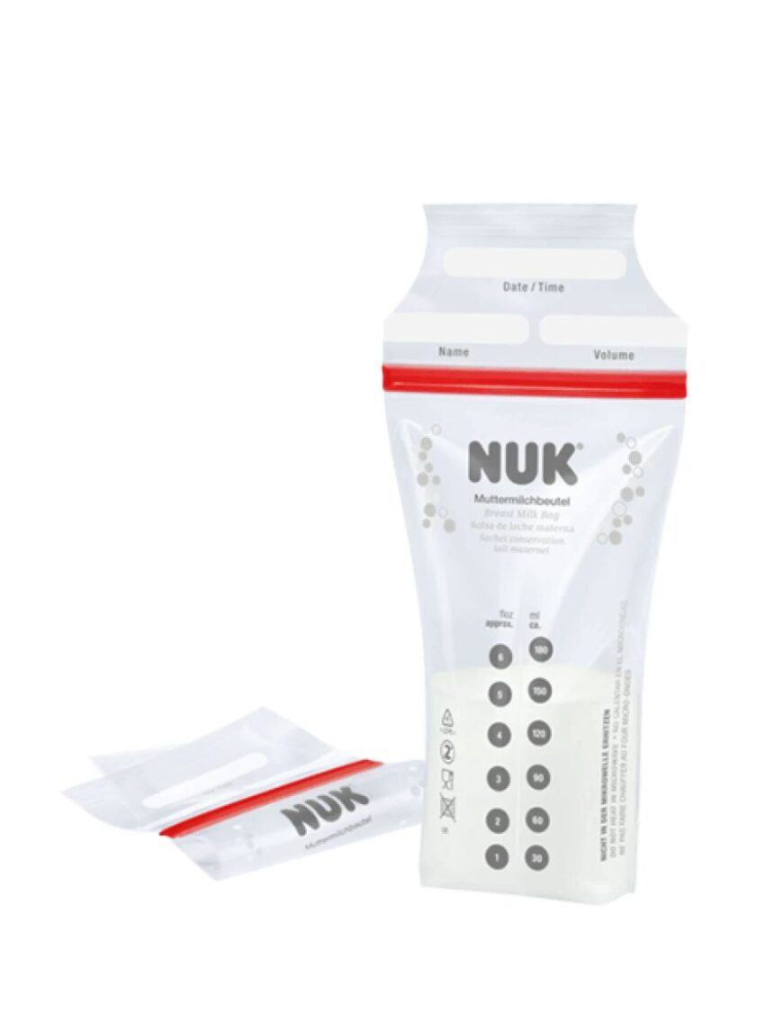 Nuk σακουλάκια αποθήκευσης μητρικού γάλακτος 25τμχ 180ml - Nuk