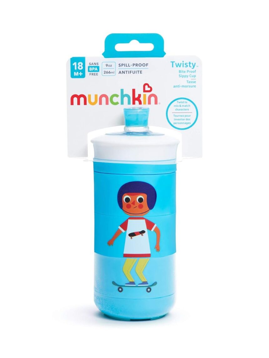 Munchkin εκπαιδευτικό ποτηράκι mix match sippy cup 266ml μπλε 51947 - Munchkin