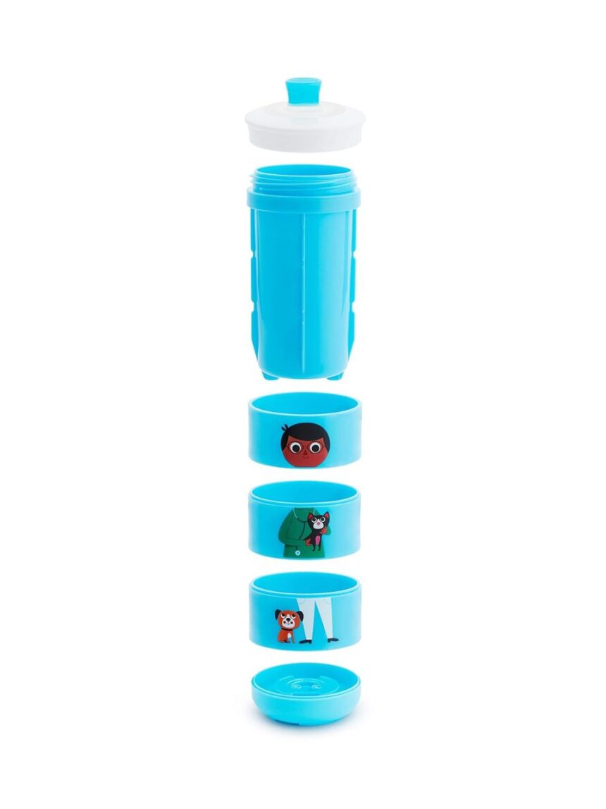 Munchkin εκπαιδευτικό ποτηράκι mix match sippy cup 266ml μπλε 51947 - Munchkin