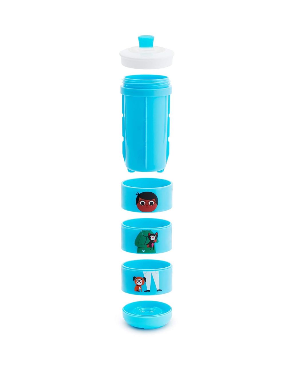 Munchkin εκπαιδευτικό ποτηράκι mix match sippy cup 266ml μπλε 51947 - Munchkin