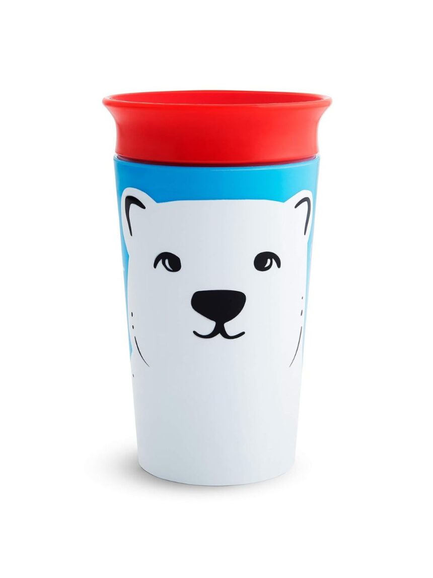 Munchkin ποτηράκι miracle 360˚ sippy 266ml πολική αρκούδα 51779 - Munchkin