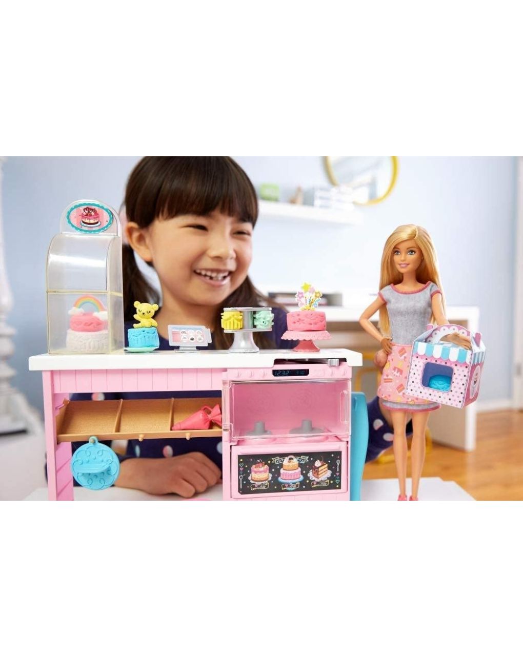 Mattel barbie ζαχαροπλαστείο με κούκλα gfp59 - BARBIE