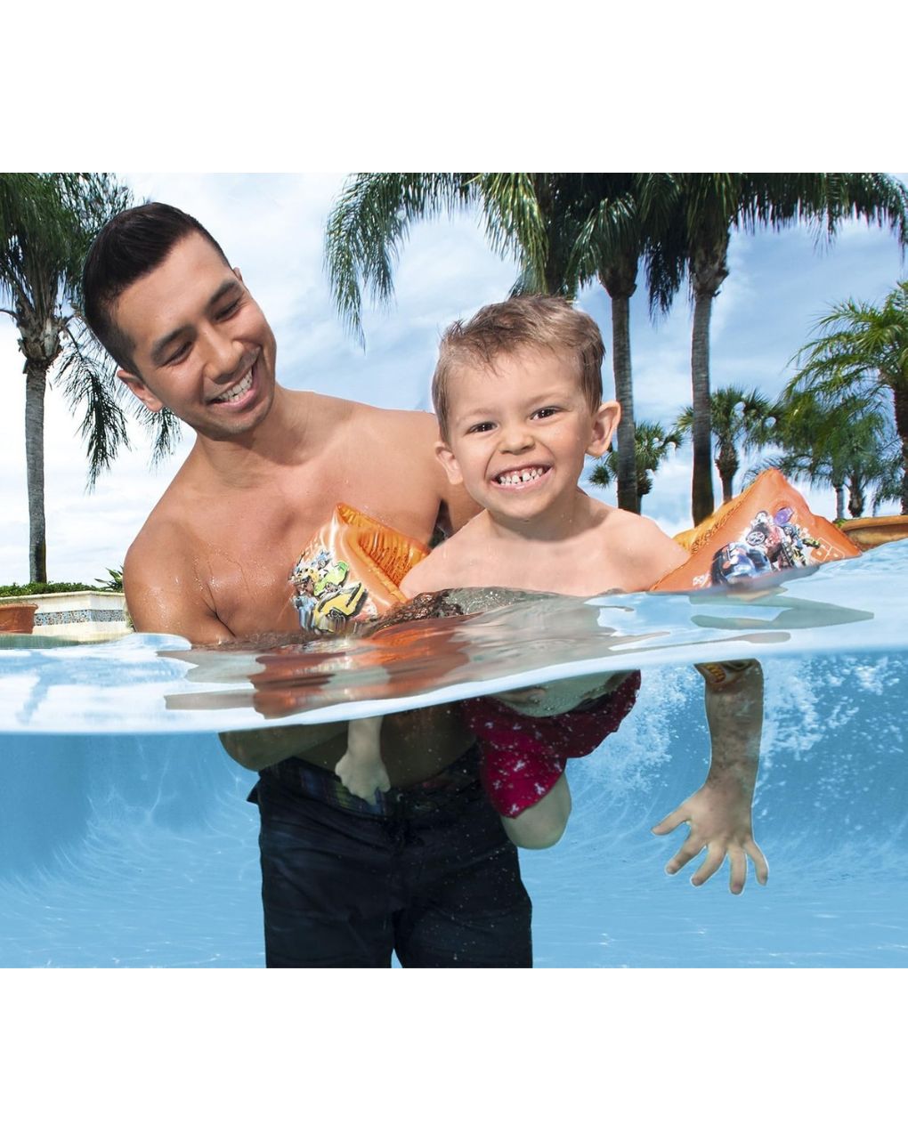 Bestway μπρατσάκια hot wheels 23x15cm - Bestway