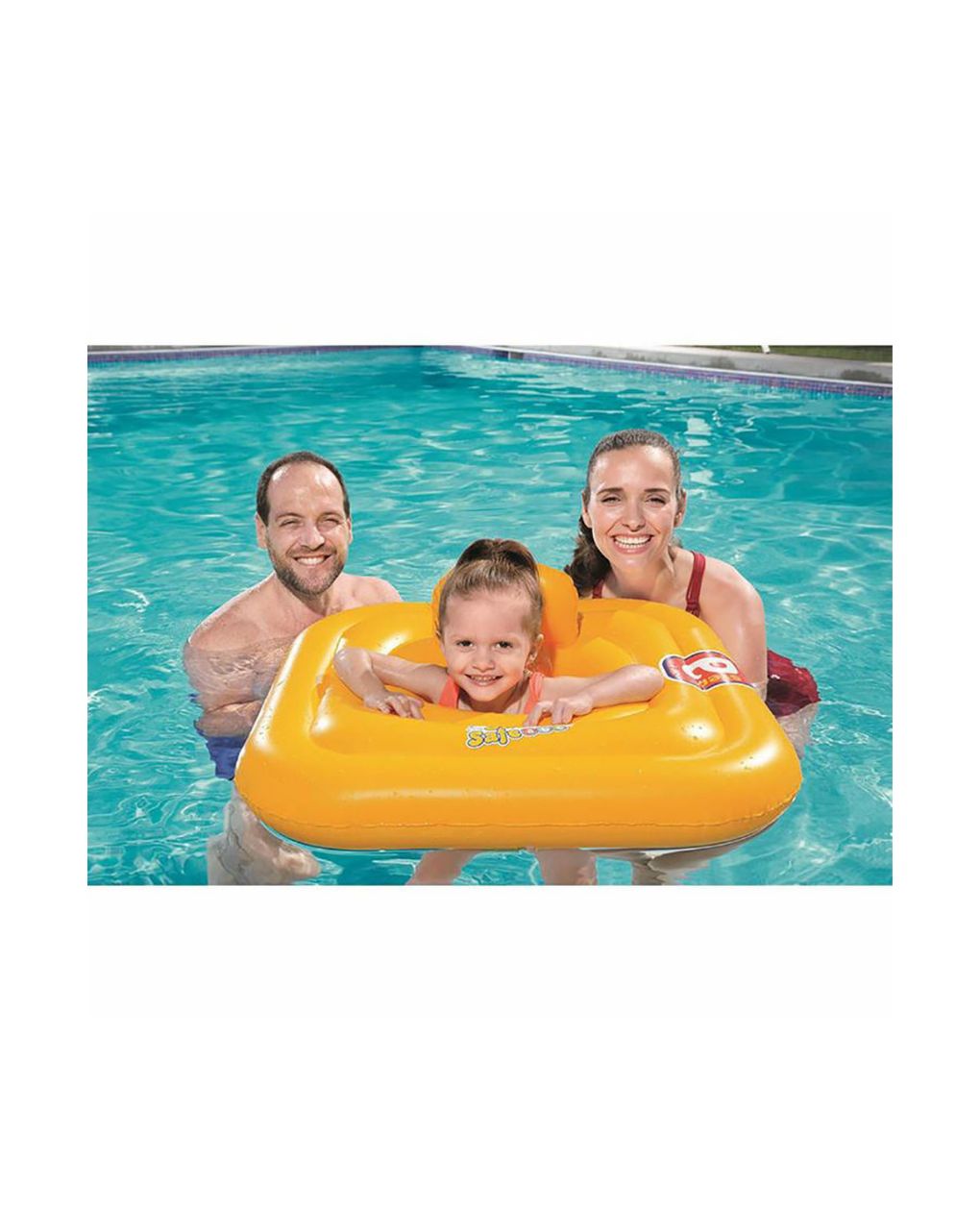 σωσίβιο τετράγωνο swim safe abc step a, 32050 - Bestway