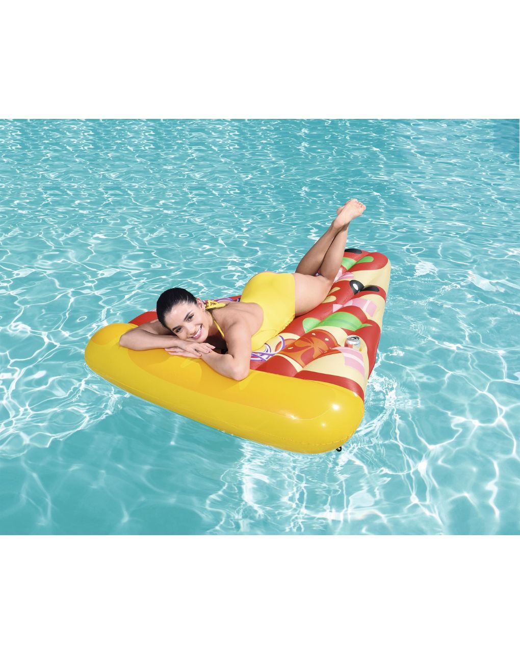 Bestway φουσκωτό στρώμα pizza party 188cm - Bestway