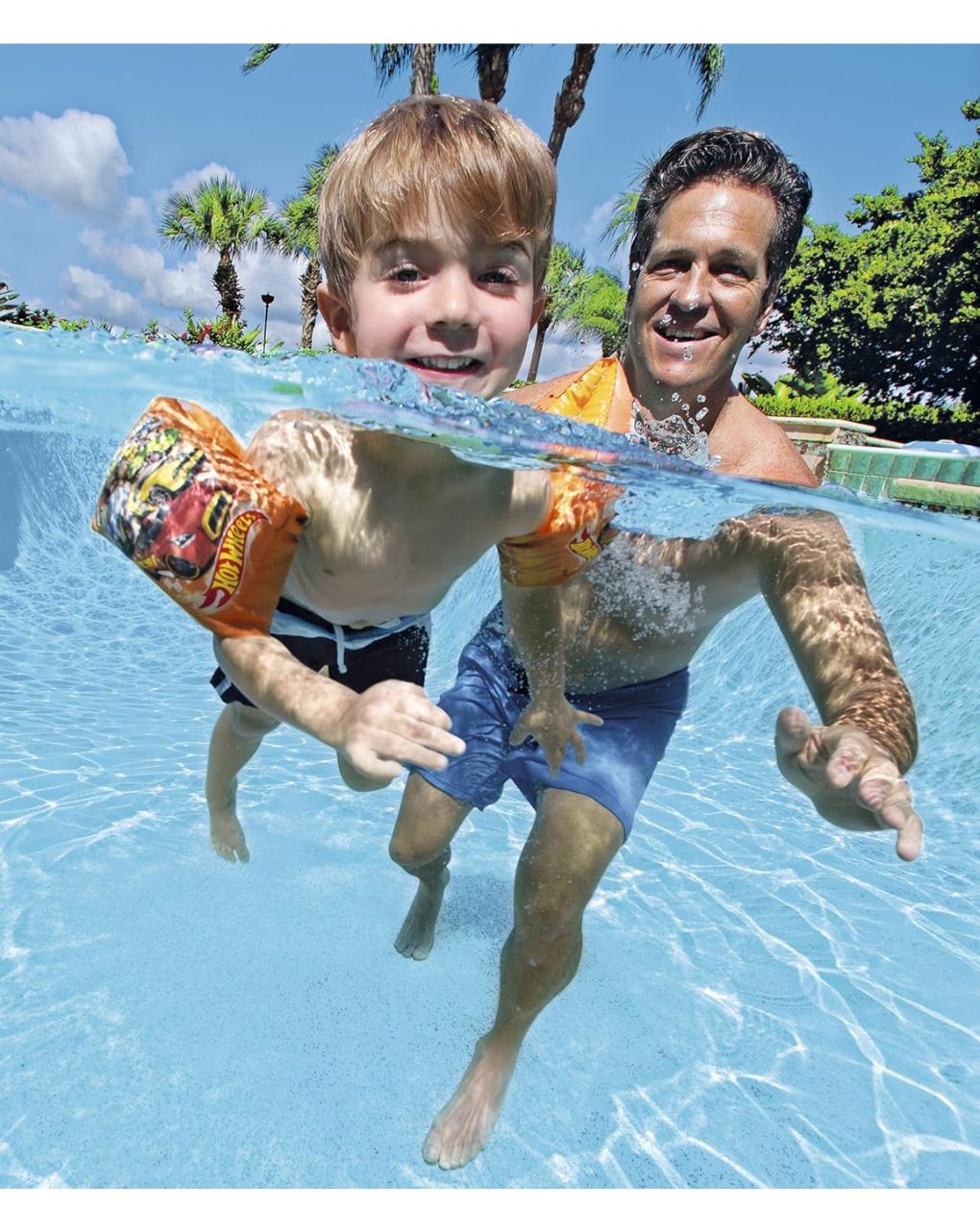 Bestway μπρατσάκια hot wheels 23x15cm - Bestway