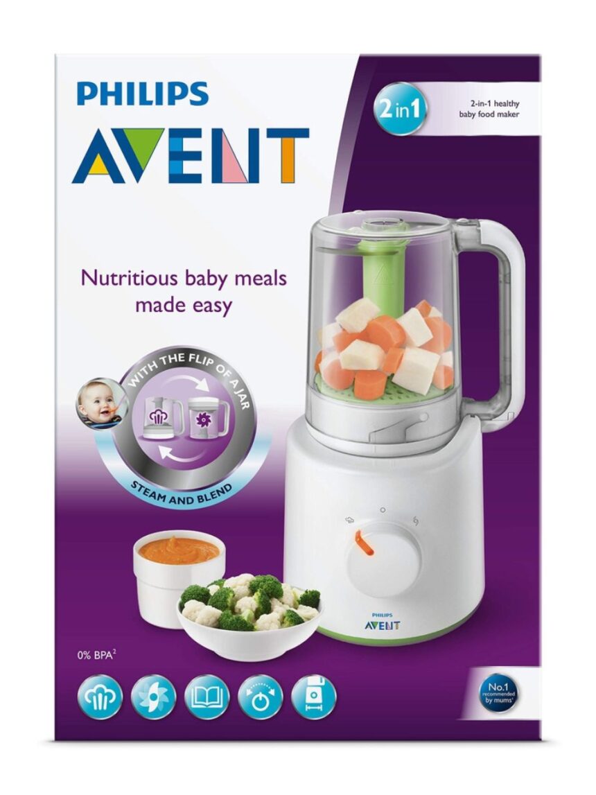 Philips avent παρασκευαστής βρεφικής τροφής 2 σε 1, scf870/20 - Philips Avent