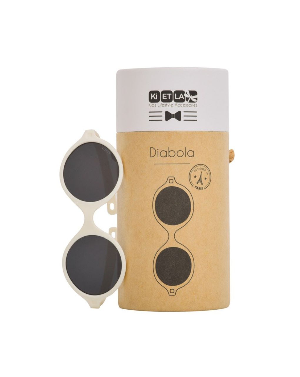 Kietla γυαλία ηλίου diabola 0-1 ετών white - kietla