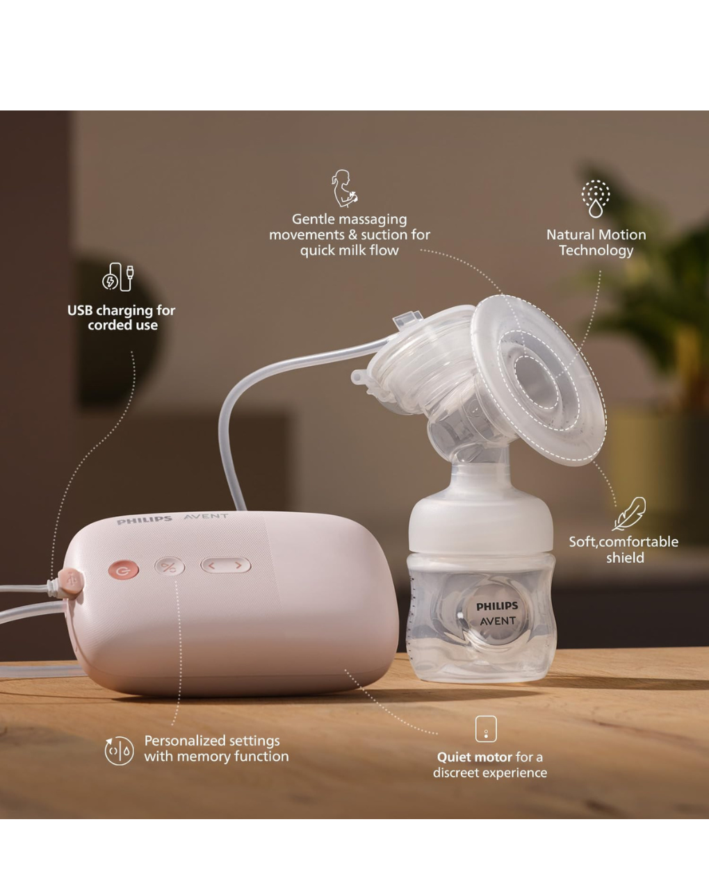 Philips avent ηλεκτρικό θήλαστρο natural motion scf395/11 - Philips Avent
