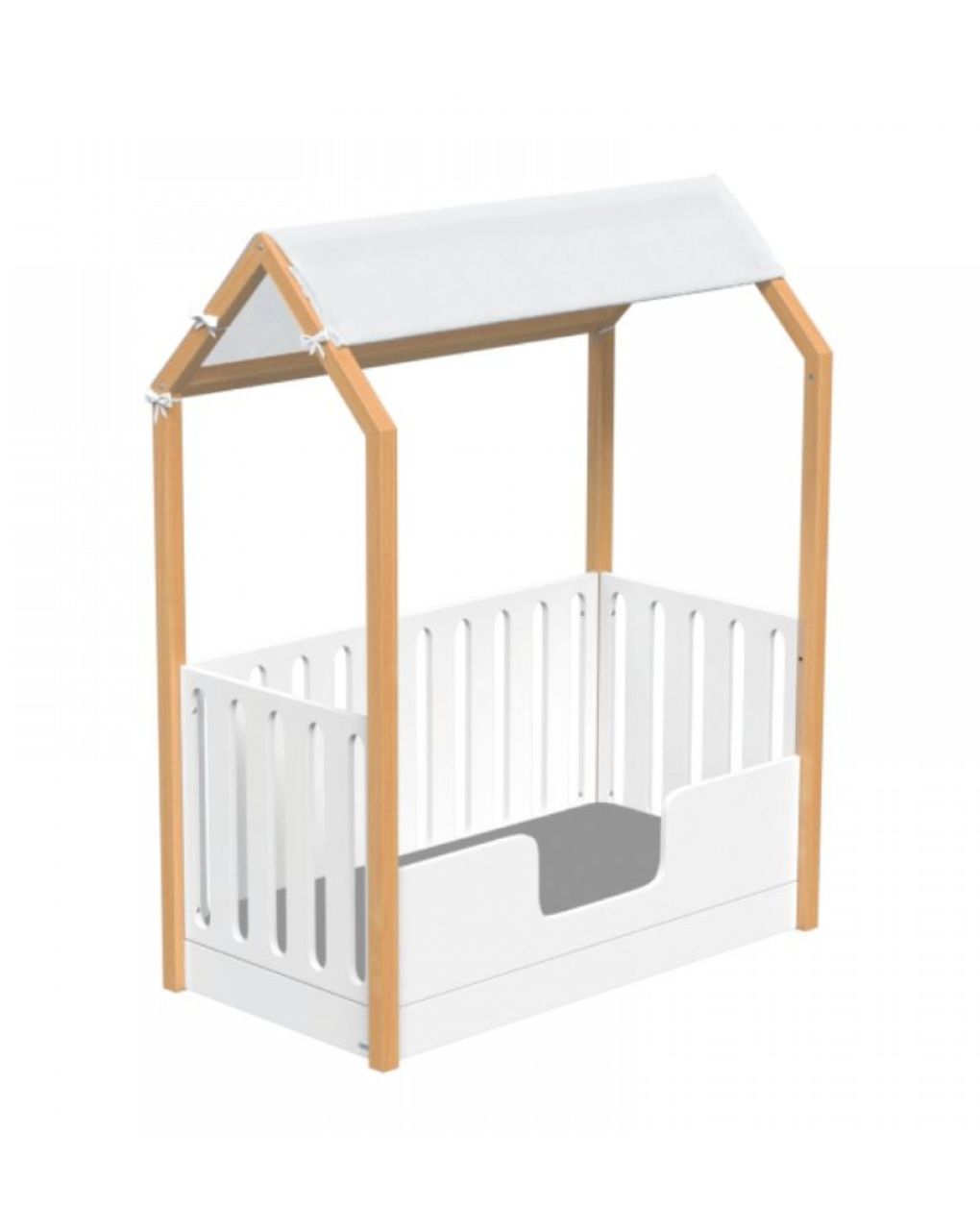 Casababy βρεφικό κρεβάτι μετατρεπόμενο τύπου μοντεσσόρι la maison 590205 - CASABABY