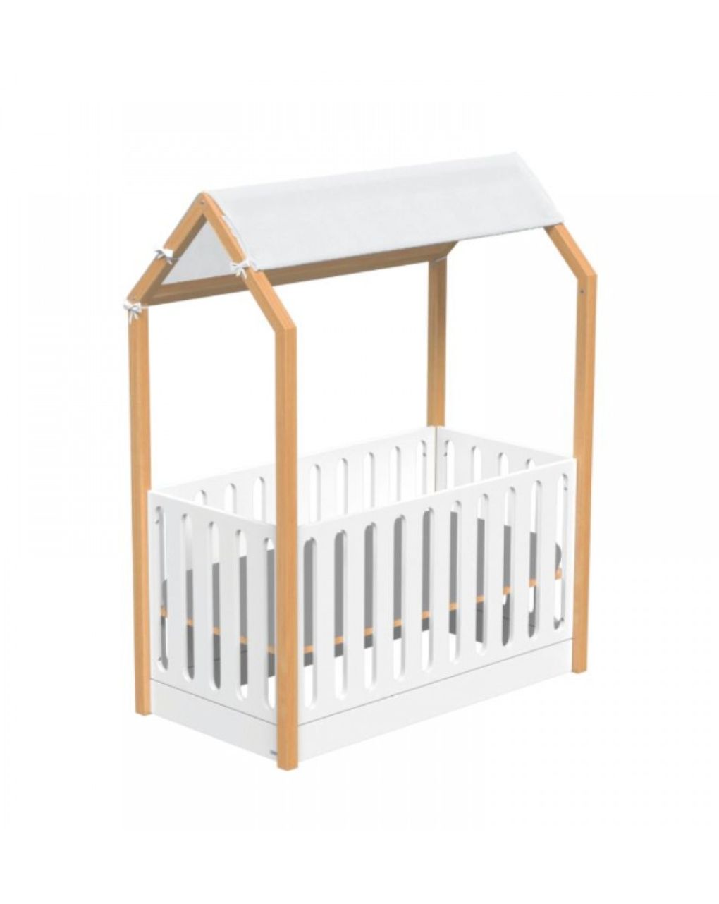 Casababy βρεφικό κρεβάτι μετατρεπόμενο τύπου μοντεσσόρι la maison 590205 - CASABABY