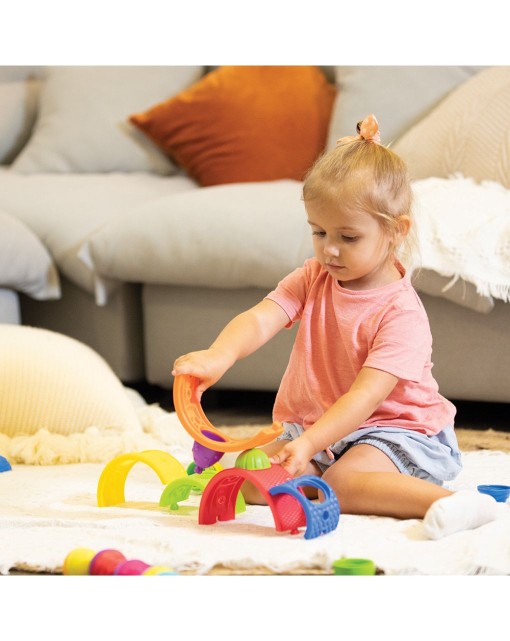 Lalaboom ουράνιο τόξο και χάντρες 13τμχ 1000-86153 - Lalaboom