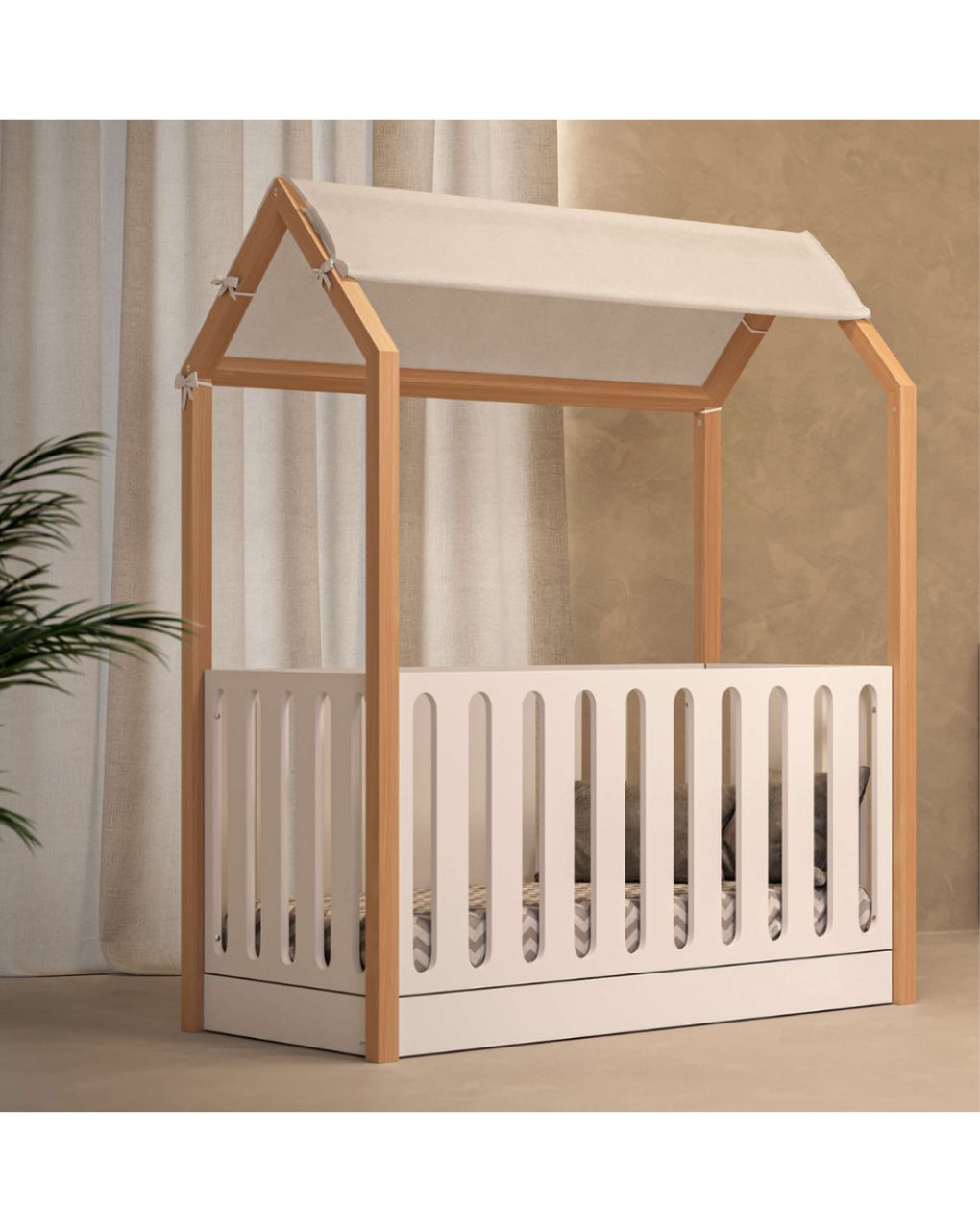 Casababy βρεφικό κρεβάτι μετατρεπόμενο τύπου μοντεσσόρι la maison 590205 - CASABABY