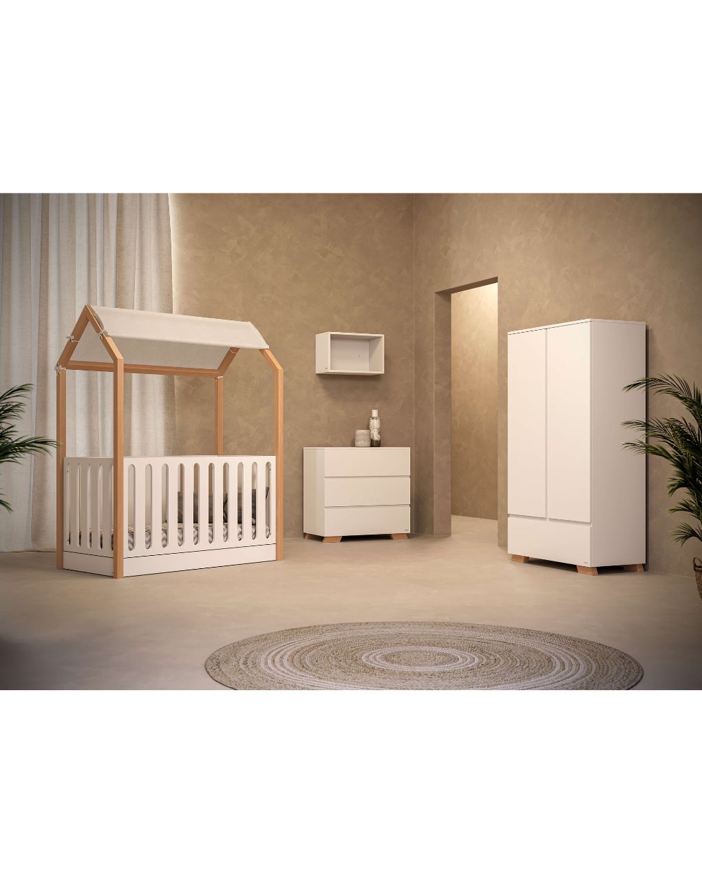 Casababy βρεφικό κρεβάτι μετατρεπόμενο τύπου μοντεσσόρι la maison 590205 - CASABABY